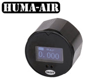 Load image into Gallery viewer, Huma-air Digital Mini Pressure Gauge 25mm. Black G1/8 BSP 300Bar O-Led