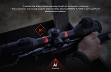 Load image into Gallery viewer, HikMicro Alpex 4K A50EL LRF DAY/Night Vision Rifle Scope with infrared Illuminator & applied ballistics