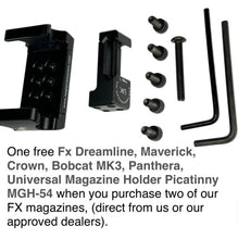 Load image into Gallery viewer, Eagle Vision Fx King, Panthera, DRS, Dynamic, Dreamline, Maverick, Crown, Bobcat MK3, Universal Magazine Holder Picatinny MGH-54-17