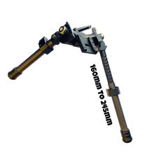 Load image into Gallery viewer, Tactical Bipod Wide stance carbon finish