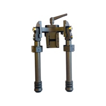 Load image into Gallery viewer, Tactical Bipod Wide stance carbon finish