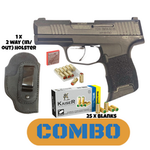 Load image into Gallery viewer, Combo Aksa ak21 9mm blank pepper pistol