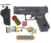 Load image into Gallery viewer, Combo kuzey GN19 blank and pepper pistol 9mm