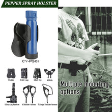 Load image into Gallery viewer, Cytac ps01 universal 1.5" pepper spray paddle holster