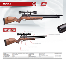 Load image into Gallery viewer, KRAL Puncher Mega II PCP 5.5mm Walnut