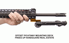 Load image into Gallery viewer, UTG HEAVY DUTY RECON BIPOD 8-12 INCH ADJUSTABLE 360-DEGREE