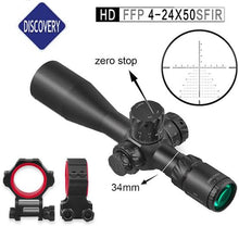 Load image into Gallery viewer, Discovery HD 4-24X50SFIR FFP ZERO STOP
