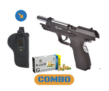 Load image into Gallery viewer, Kuzey F92 9mm blank pepper pistol + Holster + 25 blanks