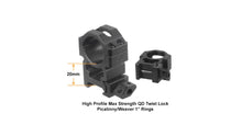 Load image into Gallery viewer, UTG 4-16X50 1″ AO 36-COLOR MIL-DOT W/ RINGS HUNTER SCOPE