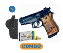 Load image into Gallery viewer, Zoraki model 2914 limited edition lux 9mm blank/pepper pistol + holster + 25 blanks