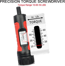 Load image into Gallery viewer, Precision Torque Wrench Set 10-65 inch pounds (1-7nm)
