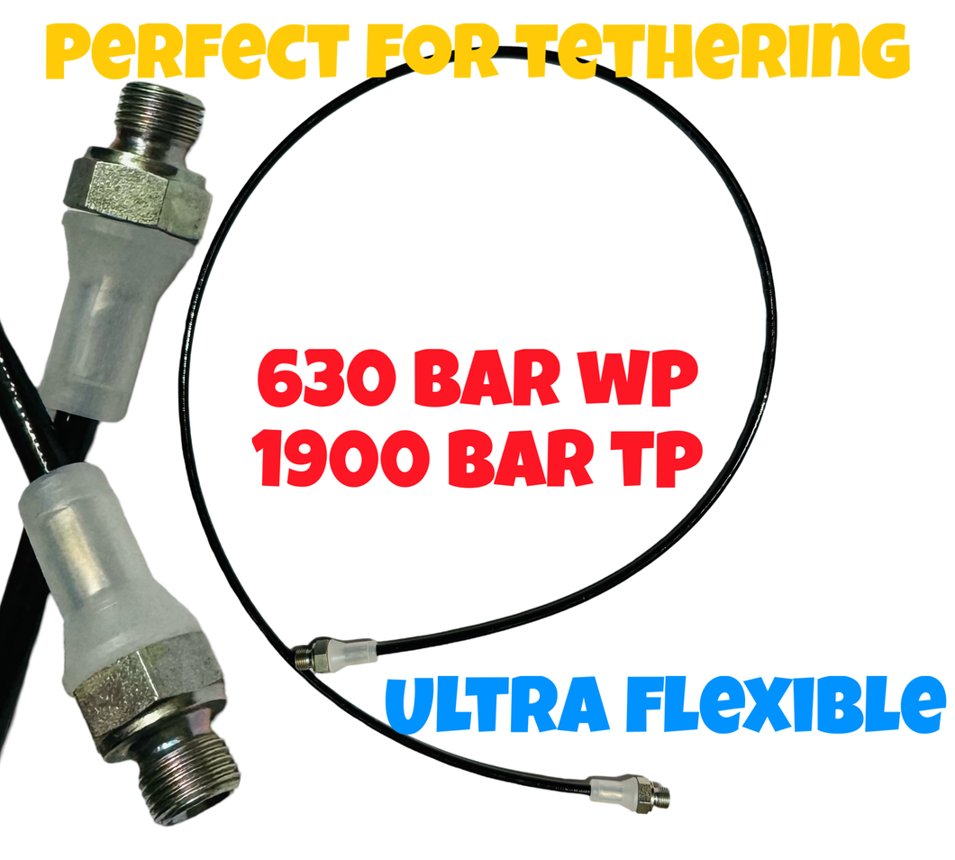 Tether Pcp Fill hose 630 bar ultra flexible 5mm OD