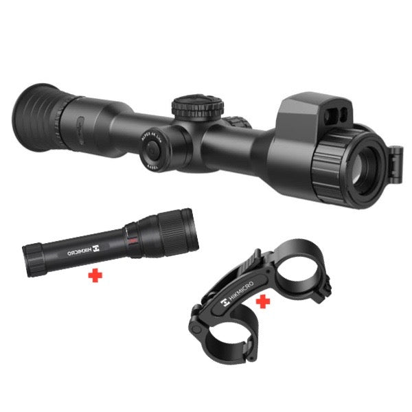 HikMicro Alpex 4K Lite A40EL LRF Night Vision Rifle Scope with infrared Illuminator