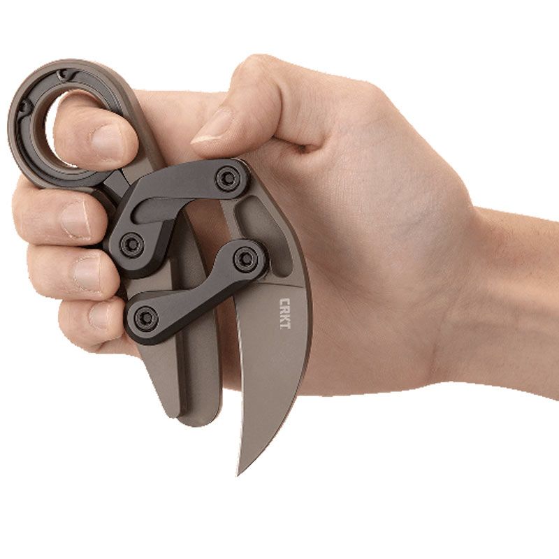 CRKT Provoke 'Earth' Kinematic Karambit Folding Knife w/Earth Colour Cerakote Coating