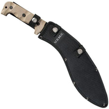 Load image into Gallery viewer, USMC Desert Sand Kukri Knife
