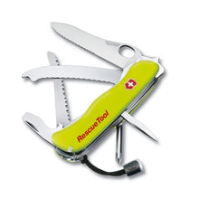 Load image into Gallery viewer, Victorinox Rescue Tool w/Liner Lock One Hand Luminescent Yellow 111mm
