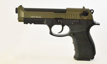 Load image into Gallery viewer, AKSA k11 black &amp; olive blank pepper 9mm pistol
